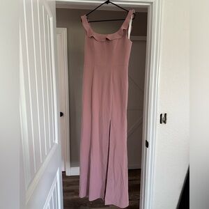 Azazie bridesmaid/wedding guest dress. Dusty Rose, size 6.
